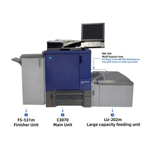 Konica Minolta bizhub PRESS C3070 / C3080 Color Digital Printer
