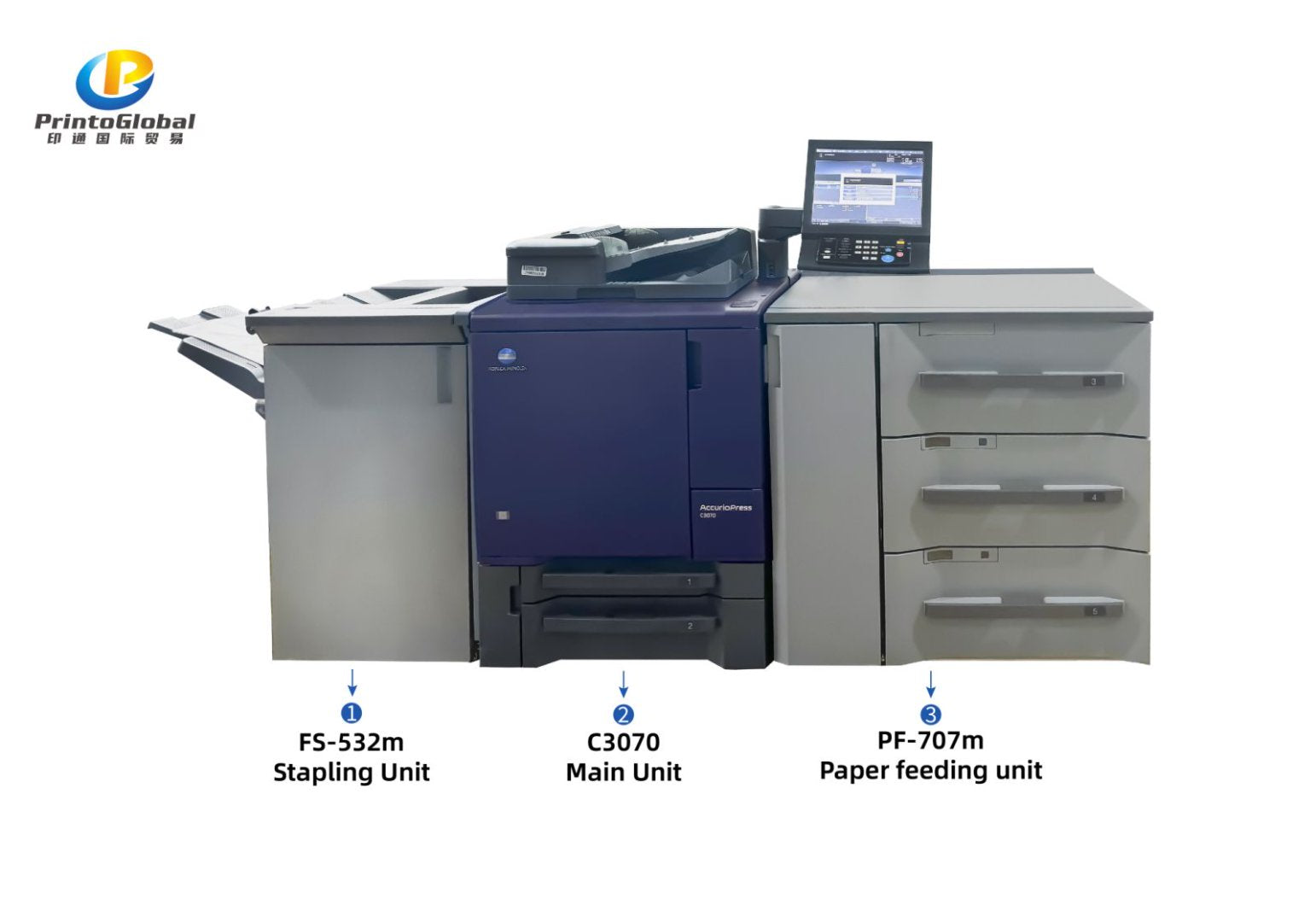 Konica Minolta bizhub PRESS C3070 / C3080 Color Digital Printer