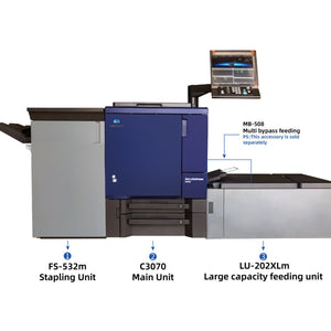 Konica Minolta bizhub PRESS C3070 / C3080 Color Digital Printer