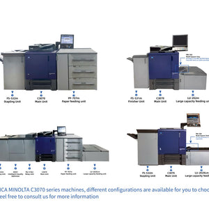Konica Minolta bizhub PRESS C3070 / C3080 Color Digital Printer