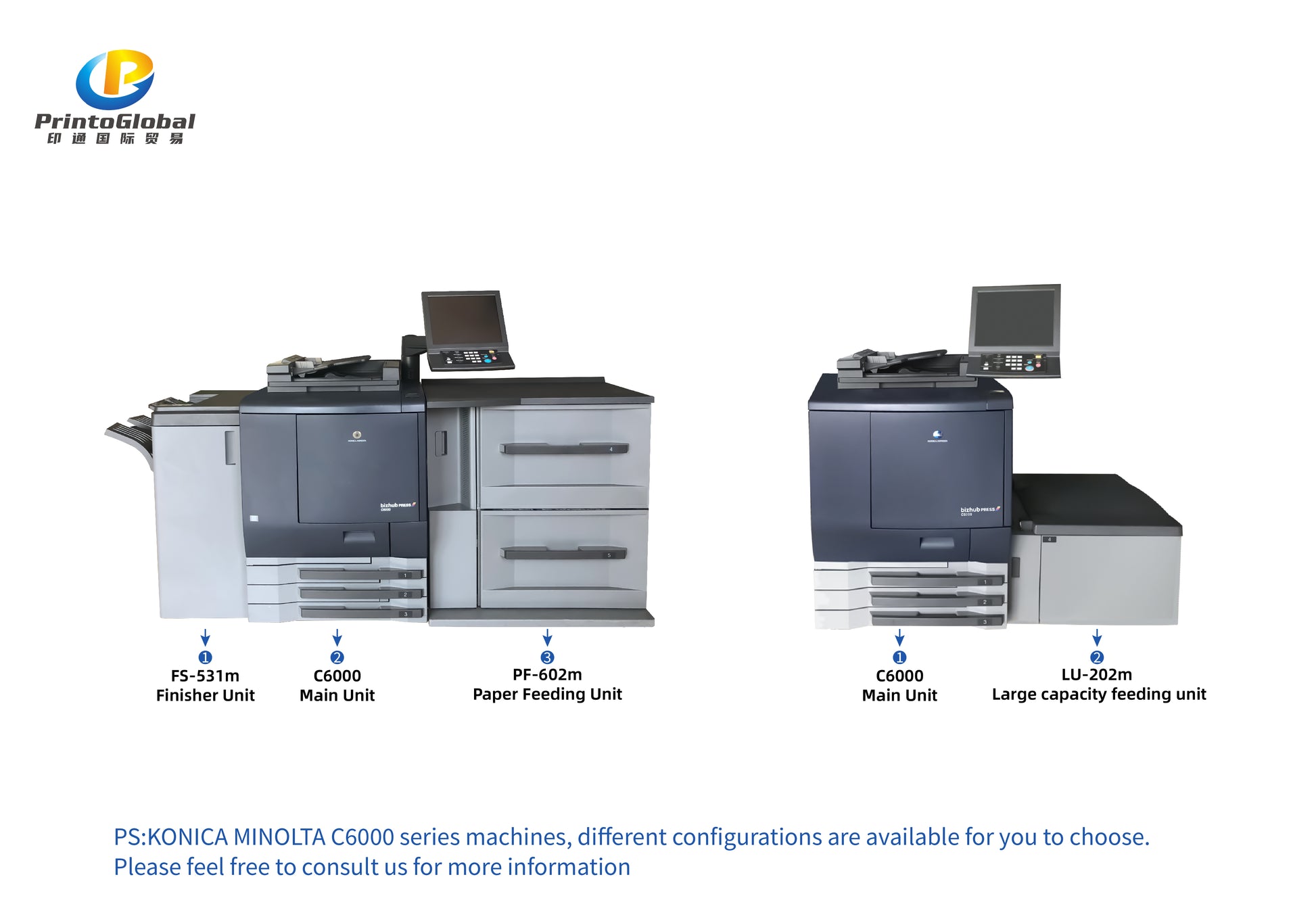 Konica Minolta bizhub PRESS C6000 Color Digital Press