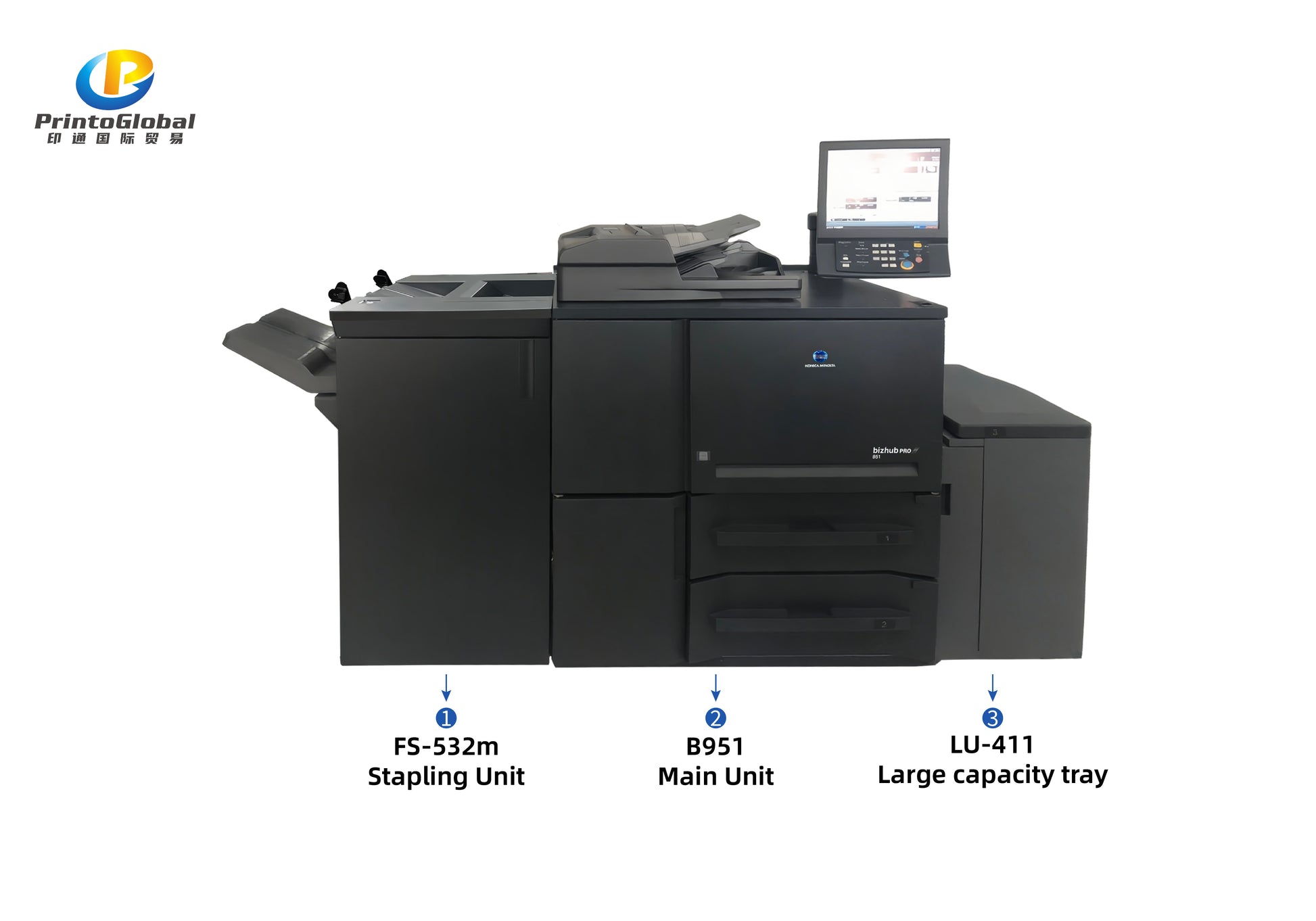 Konica Minolta bizhub PRO B951 Monochrome Digital Printer