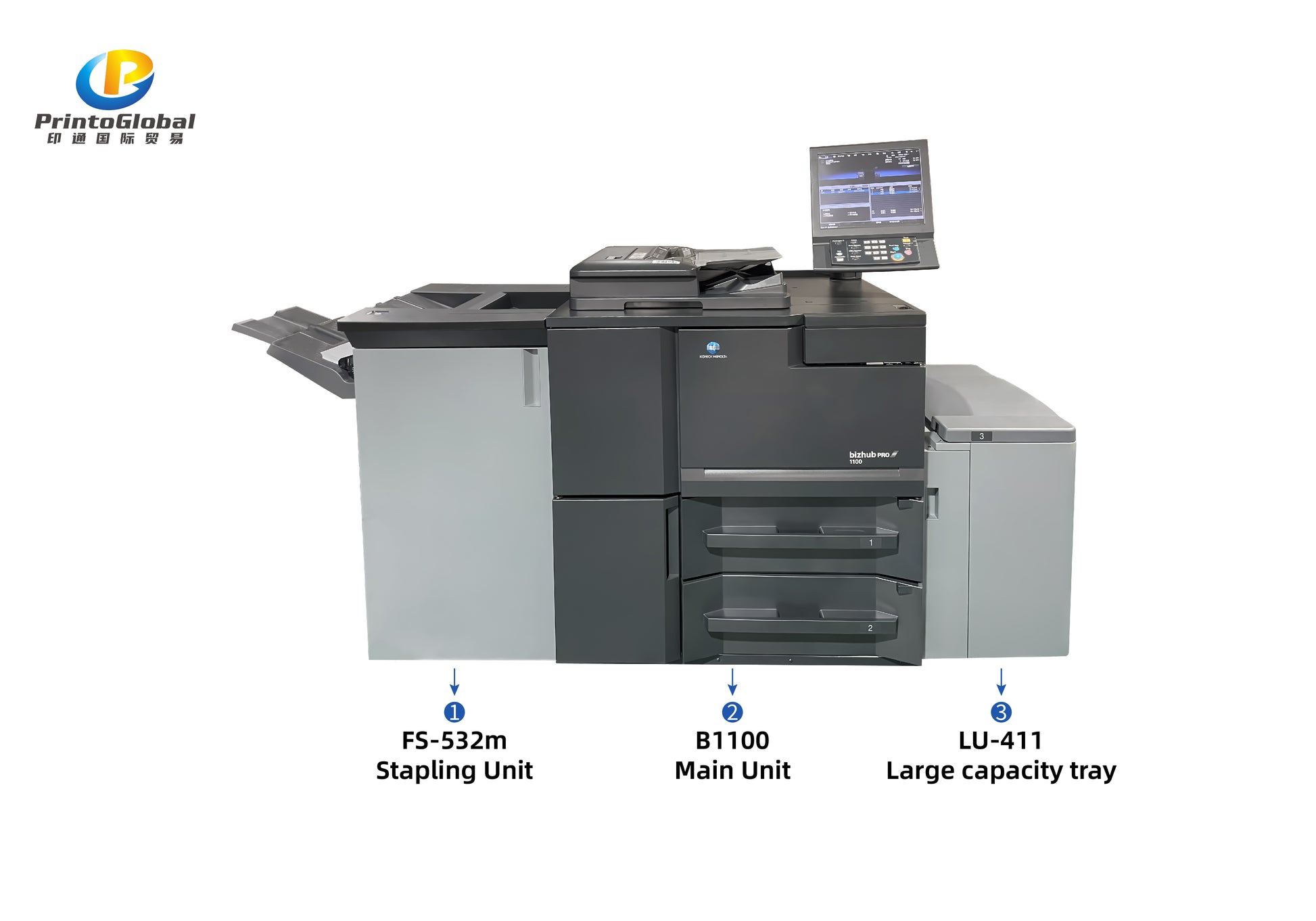 Konica Minolta bizhub PRO B1100 High-Speed Monochrome Printer