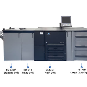 Konica Minolta bizhub PRESS B6136 Black and White Production Printer