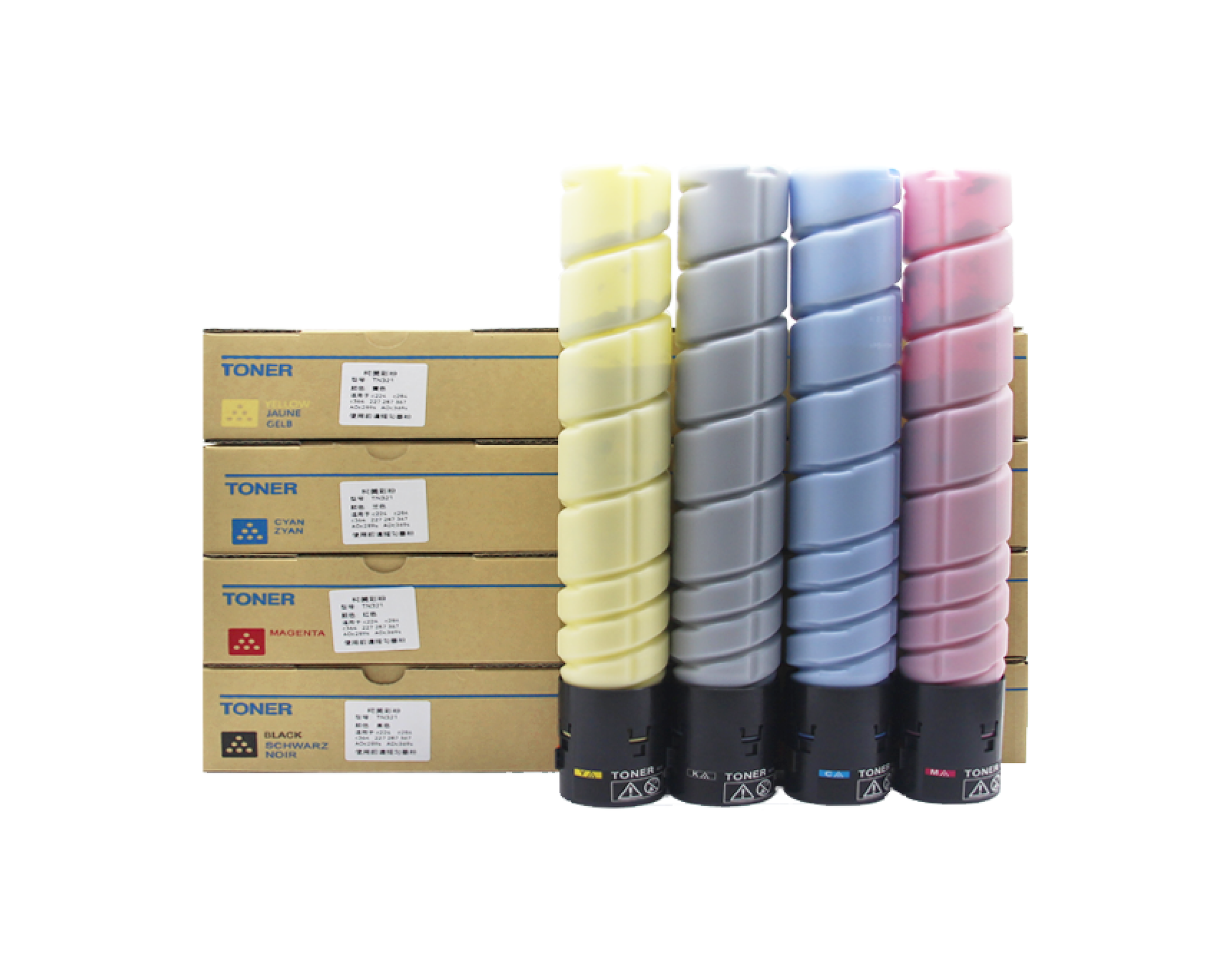 Bachuan Remanufactured Color Toner TN321 for Konica Minolta C224 284 364 227 278 367 ADC289S ADC369S