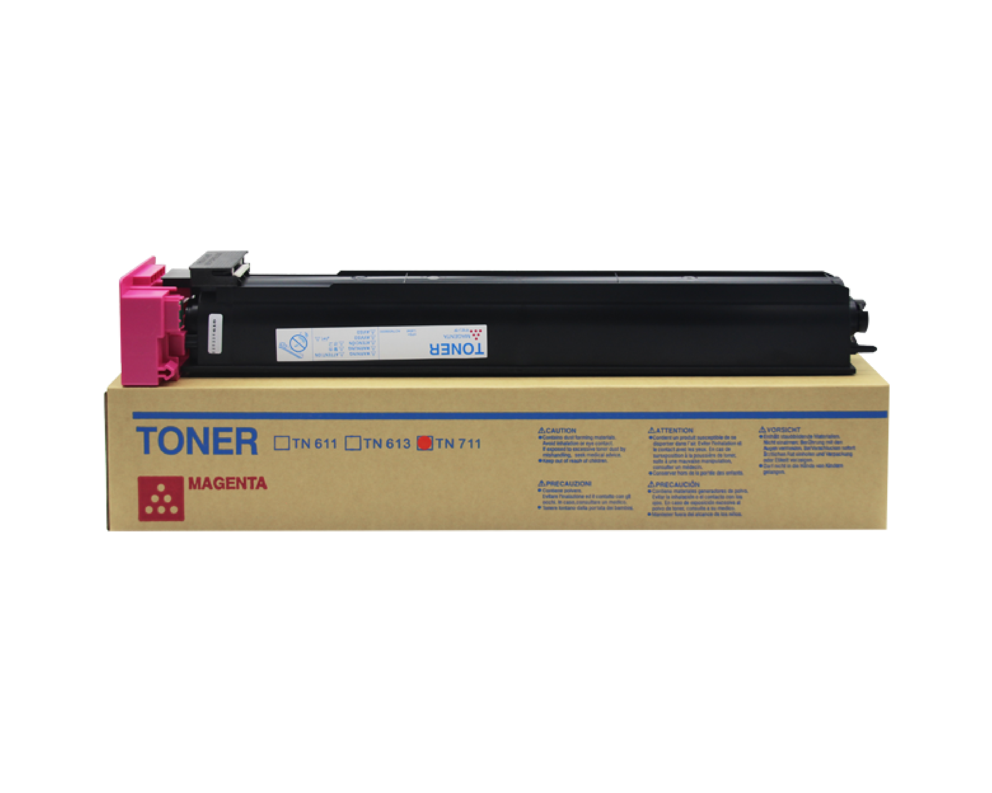 Bachuan Remanufactured Color Toner TN711 for Konica Minolta C754 C654