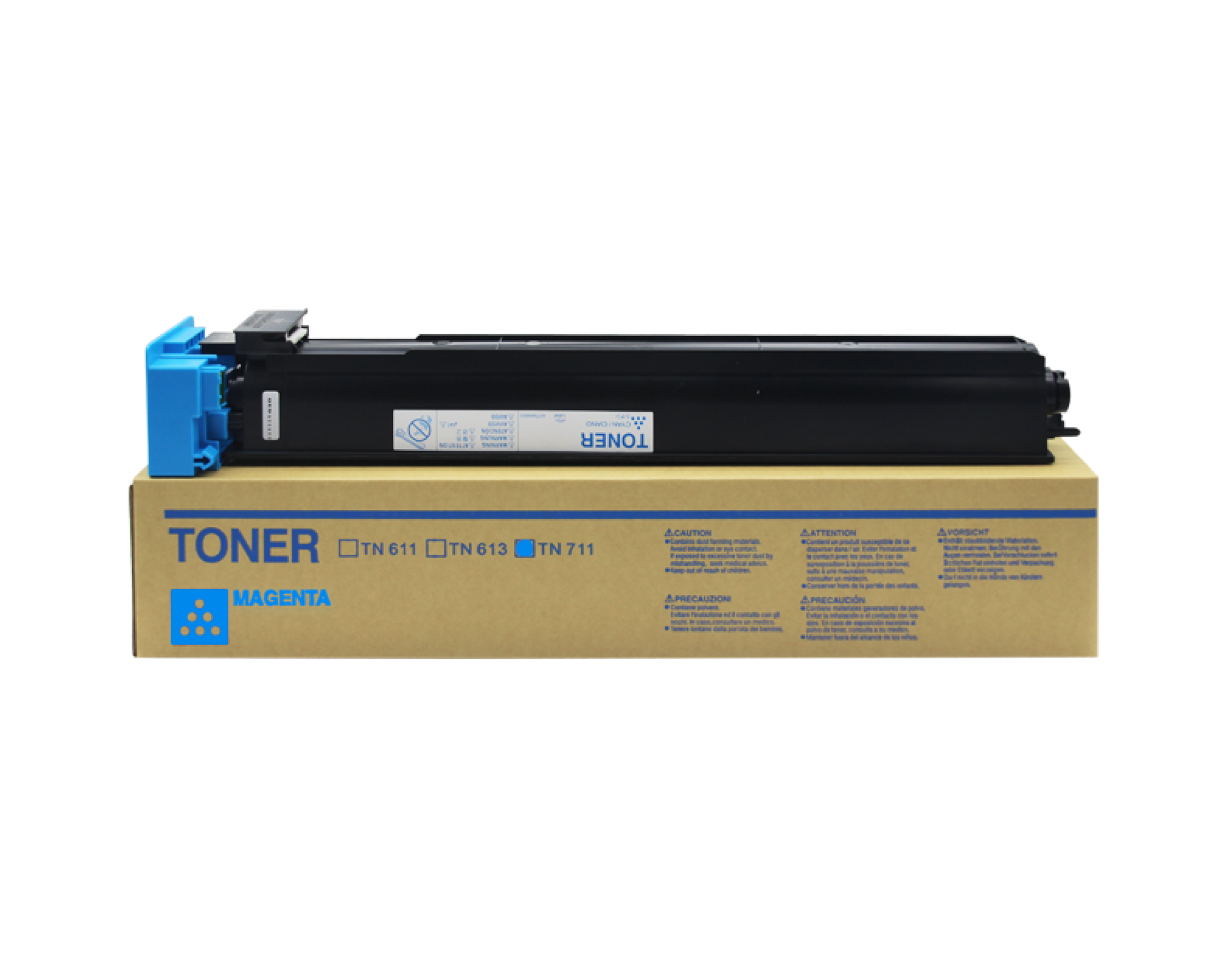 Bachuan Remanufactured Color Toner TN711 for Konica Minolta C754 C654